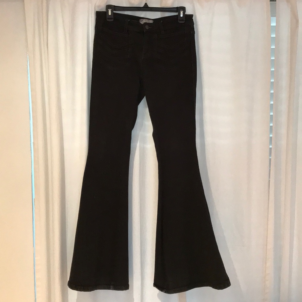 Free People Black Flare Jean